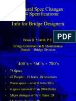 Structural Spec Changes - 2014 Specification