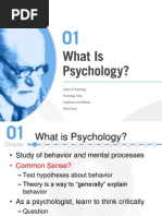 Chapter 1 Notes - Psychology