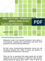 Annual Results 2012 Presentation PDF