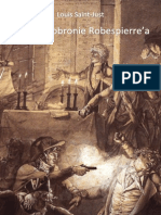 Louis Saint Just Mowa w Obronie Robespierrea 1794