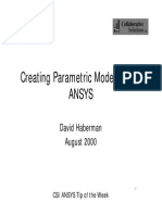 Week 22 Totw Parametric Model