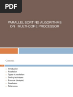 Parallel Sorting Algorithms