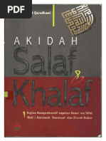 Download Akidah Salaf  Khalaf Dr Yusuf Al-qaradhawi by Hud Sabri SN218574876 doc pdf