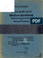 "D.(Luft)T.6151" MG151 und MG151/20 Waffen-Handbuch (1941)