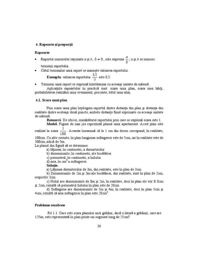 Dragu Viorel Rapoarte și Proporții