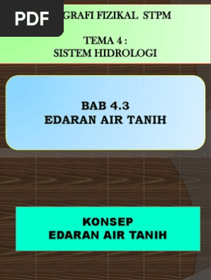 Edaran Air Tanih Pdf
