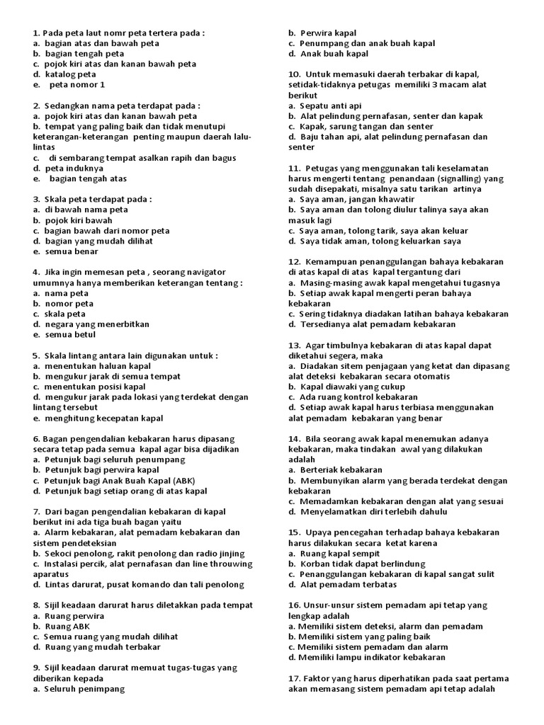 Soal Dan Kunci Jawaban Smk Perikanan - Guru Galeri