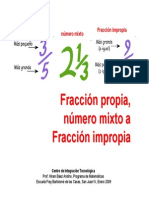 Fraccion Propia Numero Mixto Fraccion Impropias 1234736093253008 3 PDF
