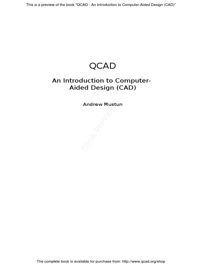 QCAD: A Beginner's Guide to CAD | PDF | Cartesian Coordinate System ...