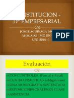 CONSTITUCION D° EMPRESARIAL