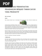 Download Optimalisasi Pemanfaatan Pekarangan Menjadi Taman Sayur Yang by Rock Mad SN218595802 doc pdf