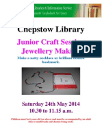 Childrens Craft Session Jewellery - 24 May 14