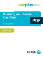 Running an Informal Car Club Carplus Best Practice Guidance May 2012