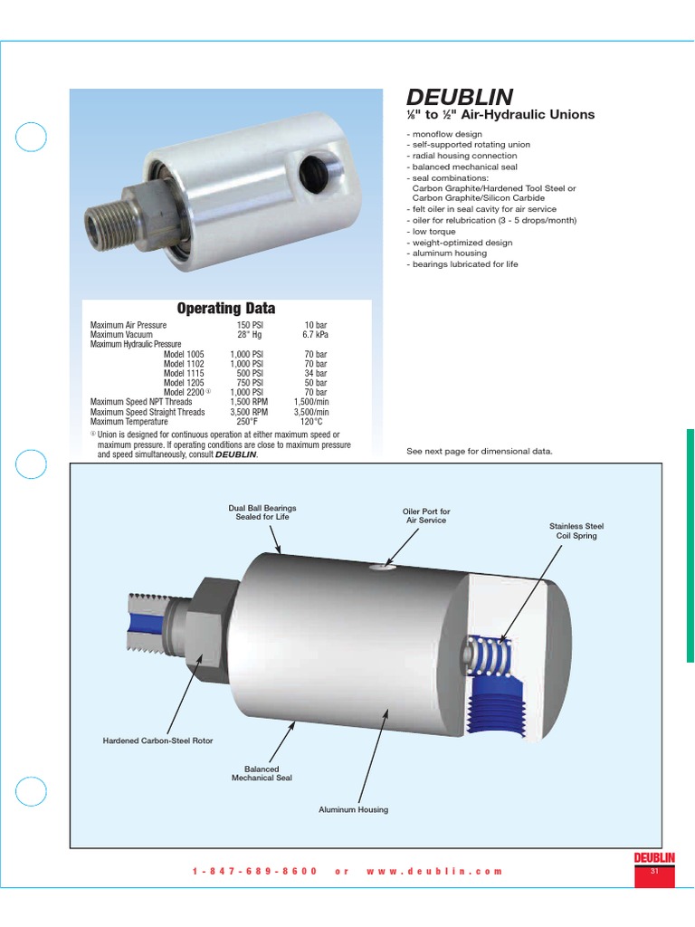 Deublin Roto Coupler | PDF | Machines | Mechanical Engineering