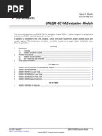 SN6501-3EVM Evaluation Module: User's Guide