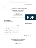 Medicomp, Inc. v. United Healthcare Ins. Co., 13-13849, 2014 WL 1284762 (11th Cir. April 1, 2014)