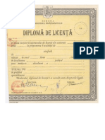 Diploma licentă