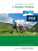 Programmheft Wanderfestival 2014