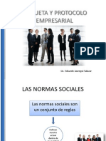 Normas sociales y buenos modales en la empresa