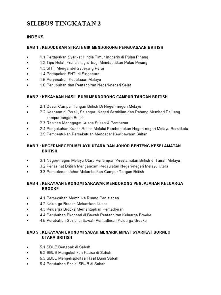 Sejarah Tingkatan 2 Bab 3