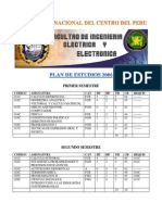 Plan de Estudios 2006 Fiee - Uncp