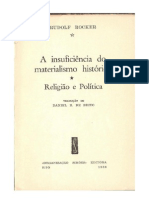 Rudolf Rocker - A Insuficiência Do Materialismo Econômico