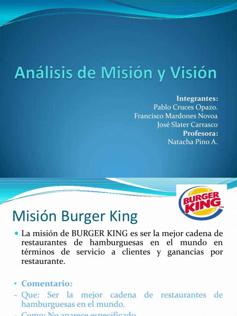 Analisis De Mision Y Vision Pdf Pepsi Co Economias