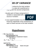 Analysis of Variance