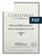 Iq Certificate