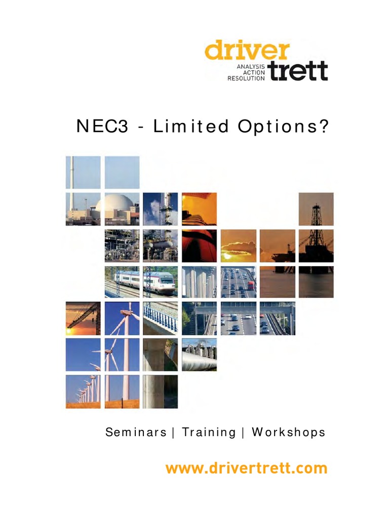 NEC3 - Limited Options | PDF | General Contractor | Business