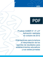 Interpretacion resultados ICFES