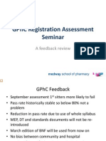 GPHC Feedback Template