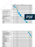 Gantt Selección de La Herramienta e Instalación