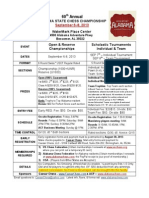 60th Annual Alabama State Chess Championship