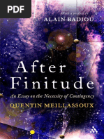 Download After Finitude An Essay on the Necessity of Contingency by Quentin Meillassoux SN21872567 doc pdf