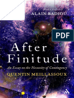 After Finitude: An Essay On The Necessity of Contingency