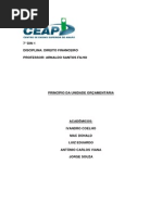 Principio Da Unidade Orcamentaria