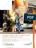 VÚB Bank Flexi Ucet Print Advert