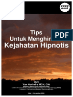 Menghindari Kejahatan Hipnotis