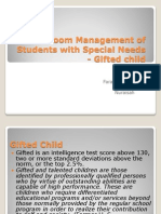 Gifted Child in Classroom Management