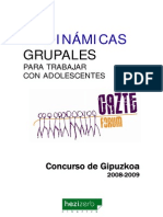 24 Diámicas Grupales para Trabajar Con Adolescentes Gazte