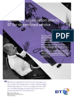 Leading IT Organisation Selects BT For Streamlined Service