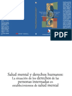 Salud mental y DDHH: Supervisión a establecimientos