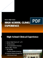 High School Clinical Experience