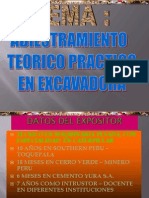 Adiestramiento Teorico Practico Excavadora Hidraulica