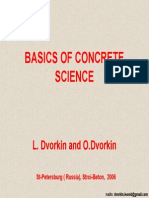 Basics of Concrete Science: L. Dvorkin and O.Dvorkin