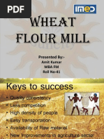 Download Wheat Flour Mill Business Plan Presentation by Amit Kumar SN218759412 doc pdf