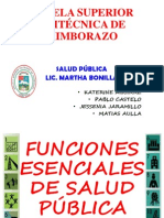 Exposicion Funciones de Salud Publica