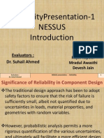 Reliabilitypresentation-1 Nessus: Evaluators: Dr. Suhail Ahmed