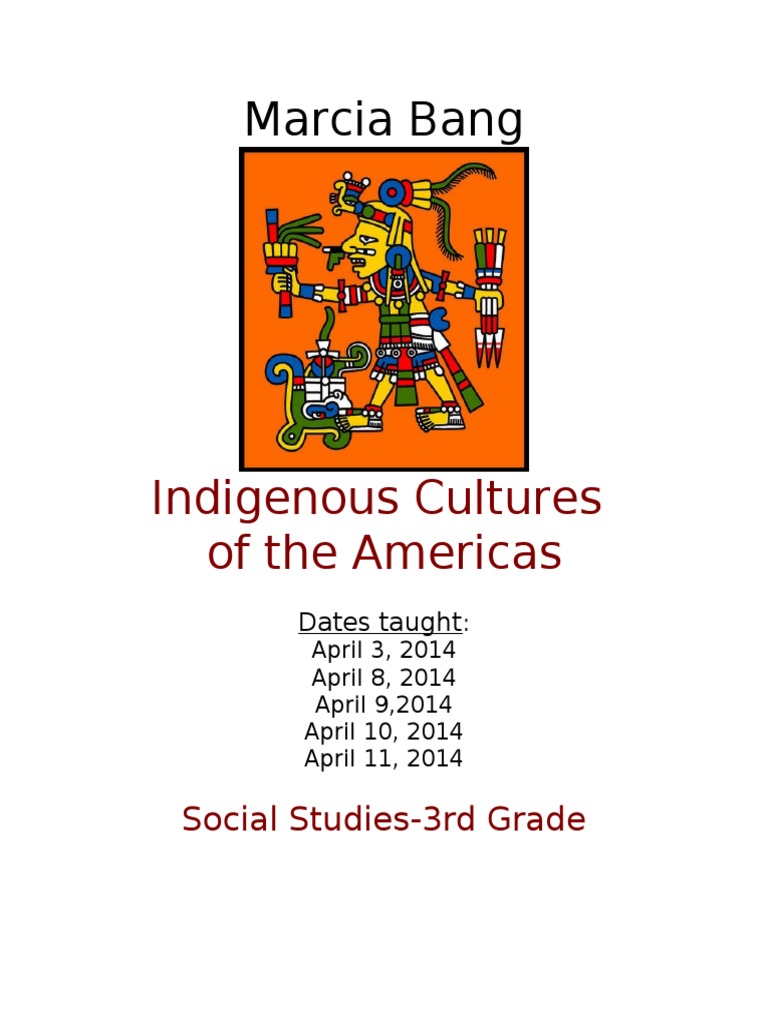 Indigenous Cultures in 3rd Grade Social Studies | PDF | Art